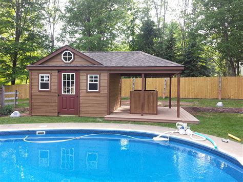 metal barn pool house|prefabricated pool houses.